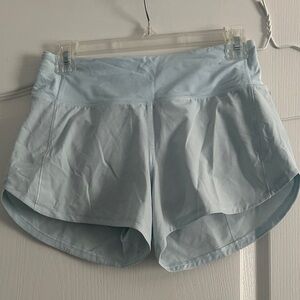 lululemon athletica Light Blue Athletic Shorts